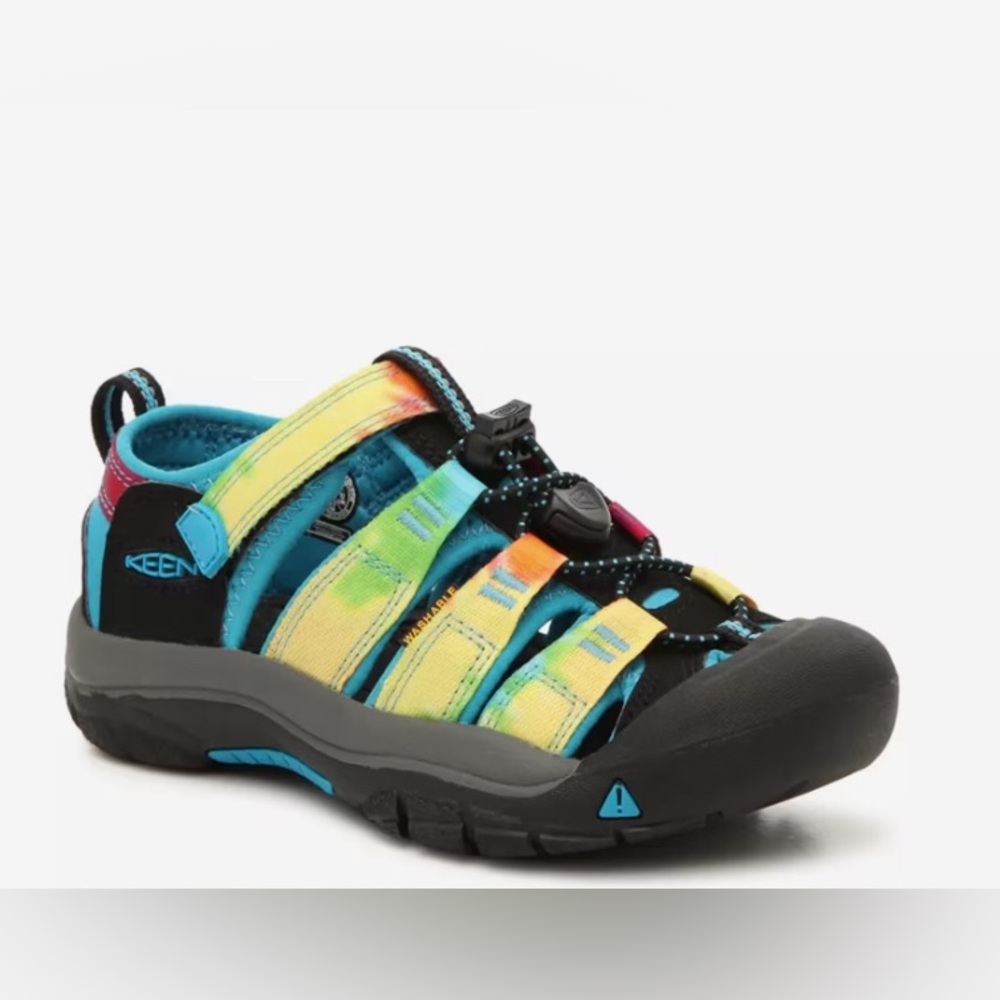 🥳✨ Keen Kids' Multicolor Waterproof Outdoor Washable Closed Toe Sandals Size 4